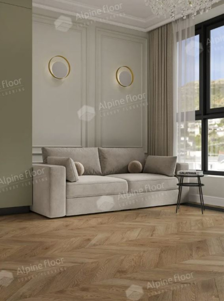 Ламинат Alpine Floor Chevron Art Дуб Эверест LF109-06